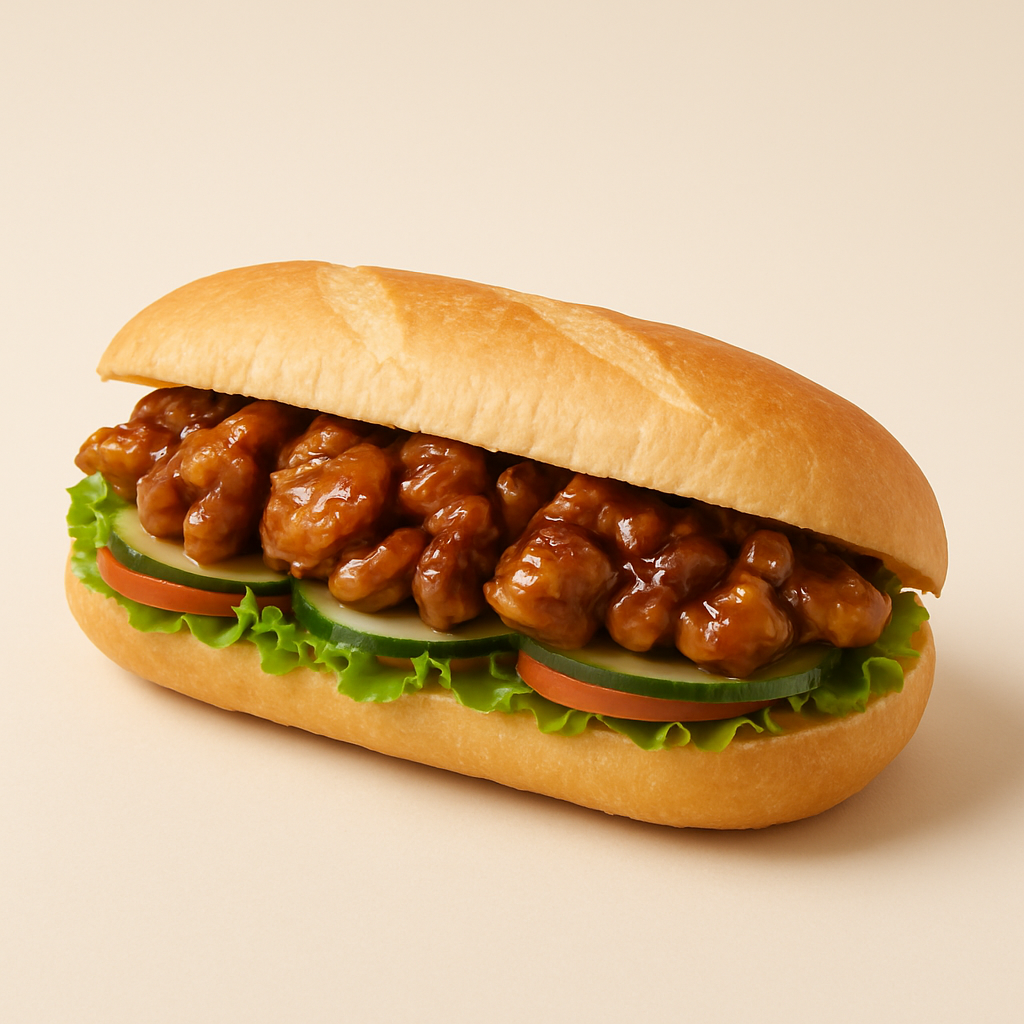 Bánh Mì Gà Teriyaki